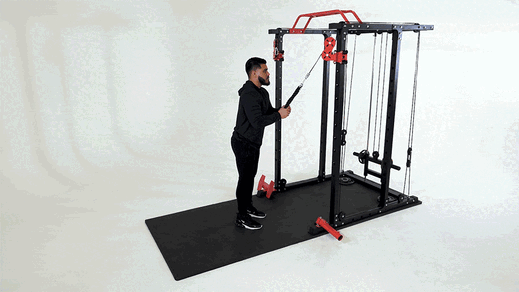 Cable Tricep Pushdown demonstration