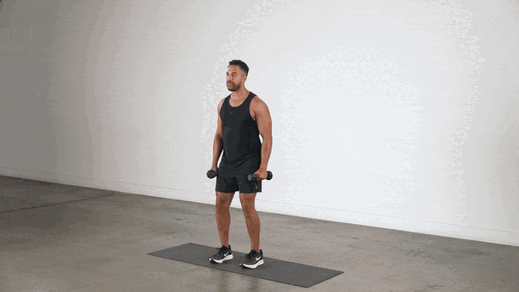 DB Lateral Raise demonstration